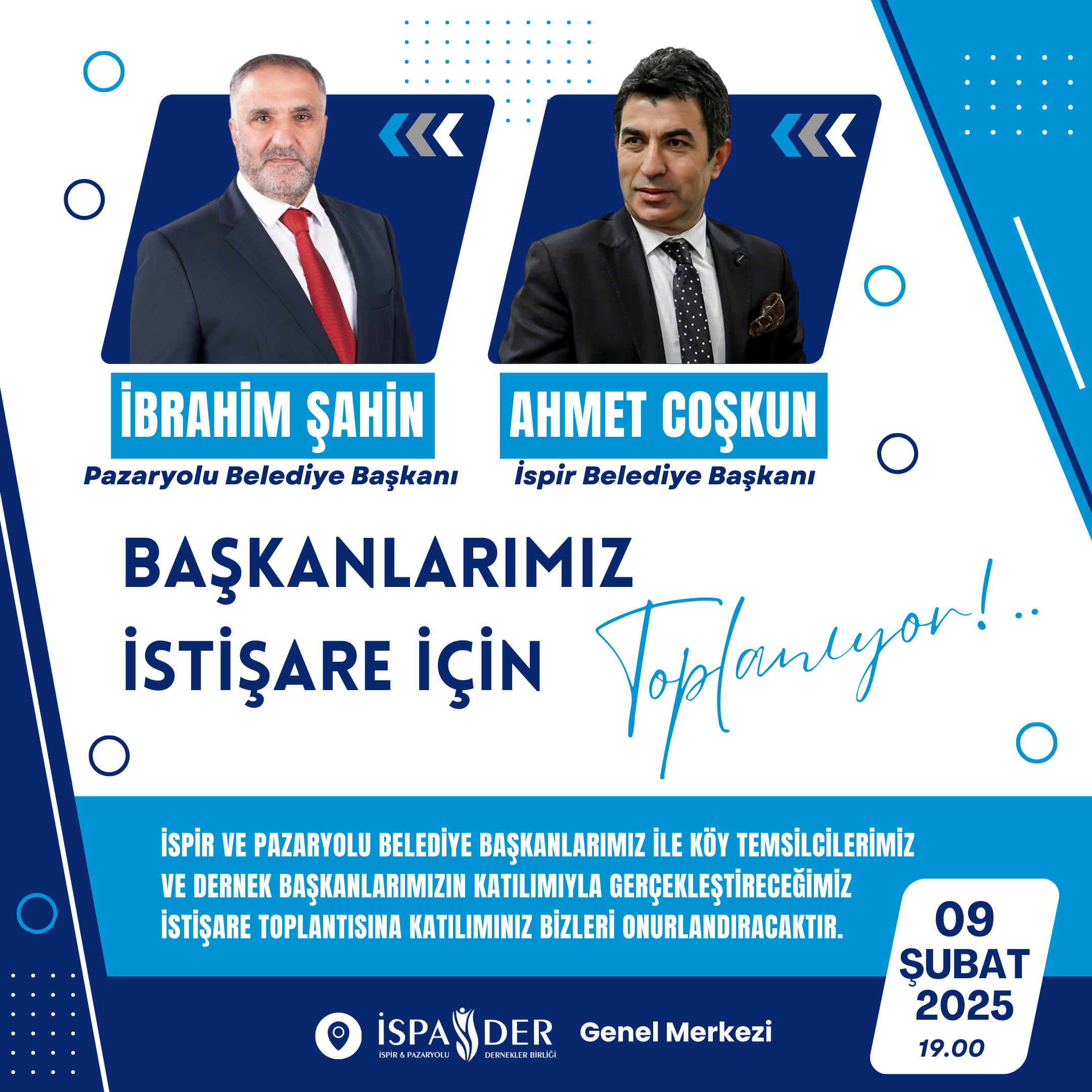 Başkanlarımız Toplanıyor