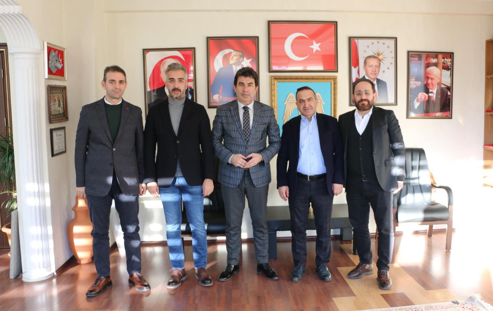 İspir Belediye Başkanımız Sayın Ahmet COŞKUN'u ziyaret ettik.