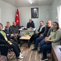 Deprem bölgesindeki Valimiz Sn. Mehmet MAKAS’ı ziyaret ettik.