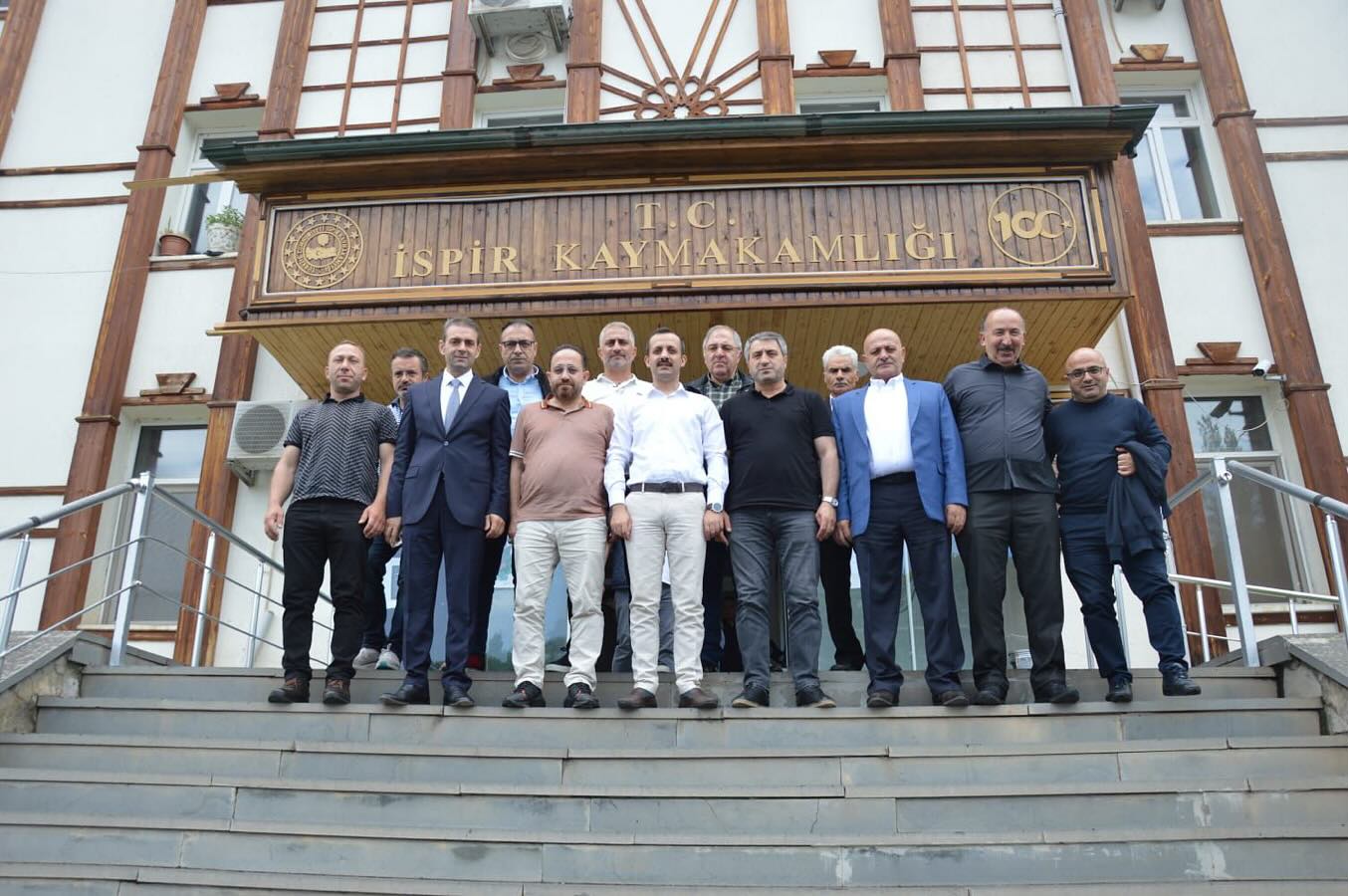İSPİR Kaymakamımızı Ziyaret Ettik. 